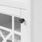 Alaterre Furniture Derby Bath Deluxe Storage Cabinet with Hutch ANDE7879WH - alternate 9